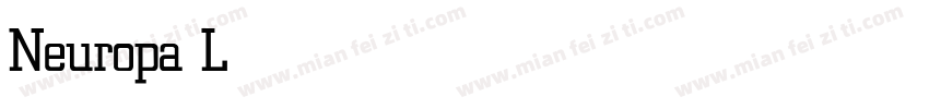 Neuropa Light字体转换